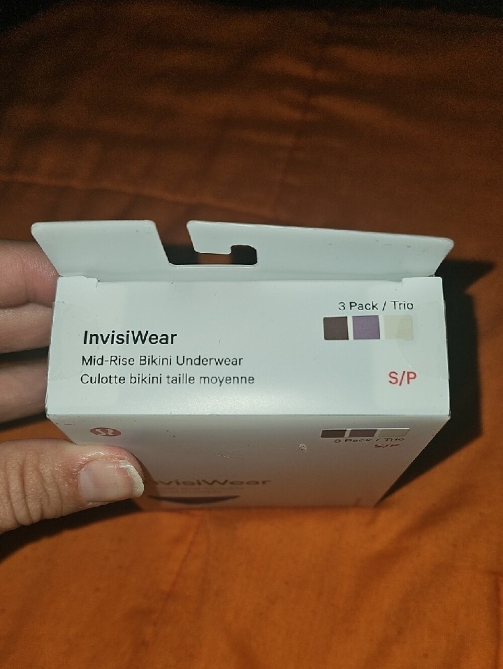 lululemon InvisiWear Mid-Rise Bikini Underwear - Sz SM! BBAY,LOTU,LTIV,(3 Pack) - Picture 2 of 7